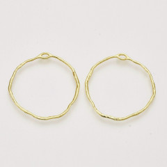 Подвеска Рамка 57-G Безель bezel setting Круглая 43*1,5мм золотая (литьё)